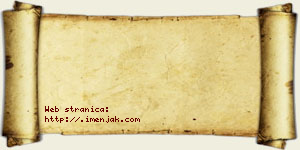 Aleksa Rakovac vizit kartica